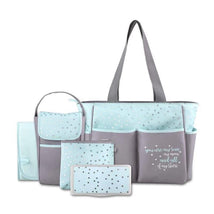 A.D. Sutton - 5Pk Baby Essentials Diaper Bag Set, Blue Image 1