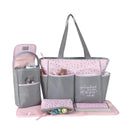 A.D. Sutton - 5Pk Baby Essentials Diaper Bag Set, Pink Image 3