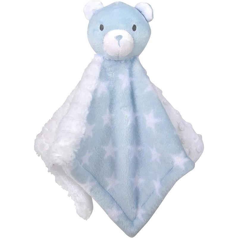 A.D. Sutton - Baby Essentials Blankets With Secutiry Blanket, Bear Blue Image 4