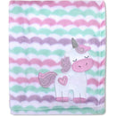A.D. Sutton - Baby Essentials Plush Blanket, Unicorn Pink Image 3