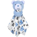 A.D. Sutton - Baby Essentials Security Blanket, Bear With Tree Blue Image 1