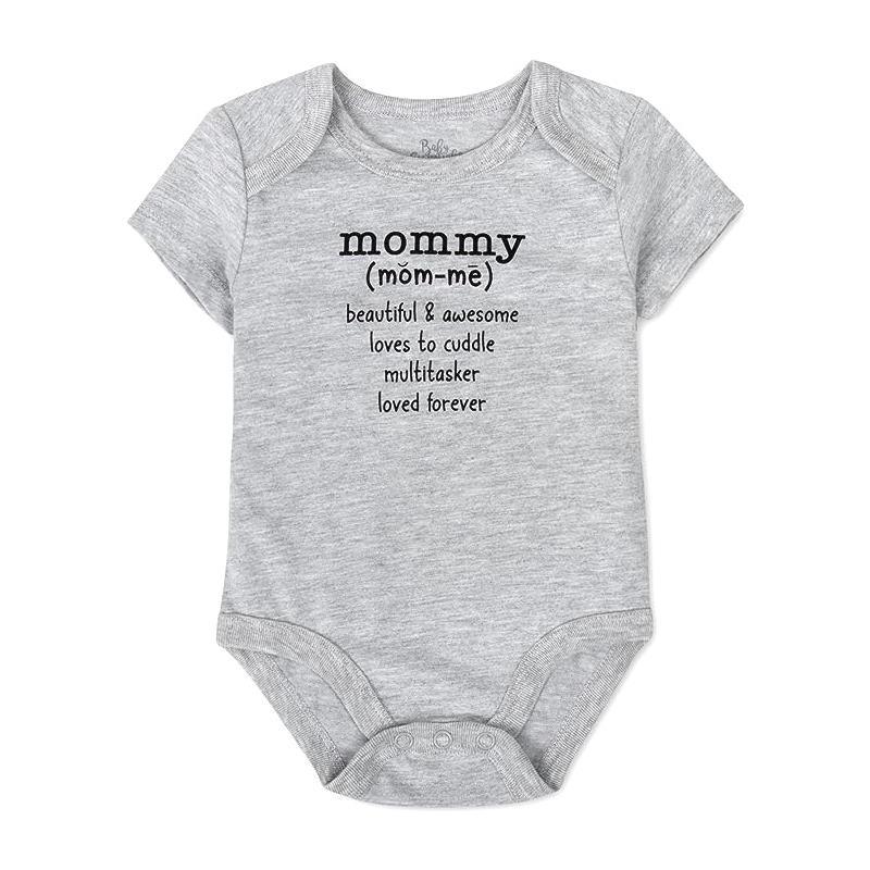 A.D Sutton - Baby Mommy Romper Grey Image 1