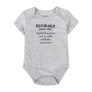 A.D Sutton - Baby Romper Mommy, Grey Image 1