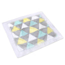 A.D. Sutton - Plush Unisex Triangle Print Blanket With Satin Trim Multi Image 2