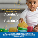 A+D - Treand & Heal Diaper Rash Cream 16oz with Vitamin A and D, promoting healing and protection for irritated skin.