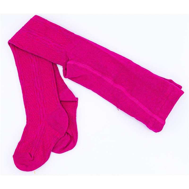ABG Fuchsia Tights/High Socks For Girls Image 1