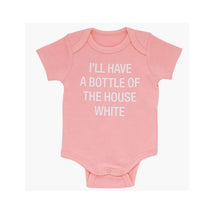 About Face Designs - Baby Girl The House White Onesie, 3/6M Image 1