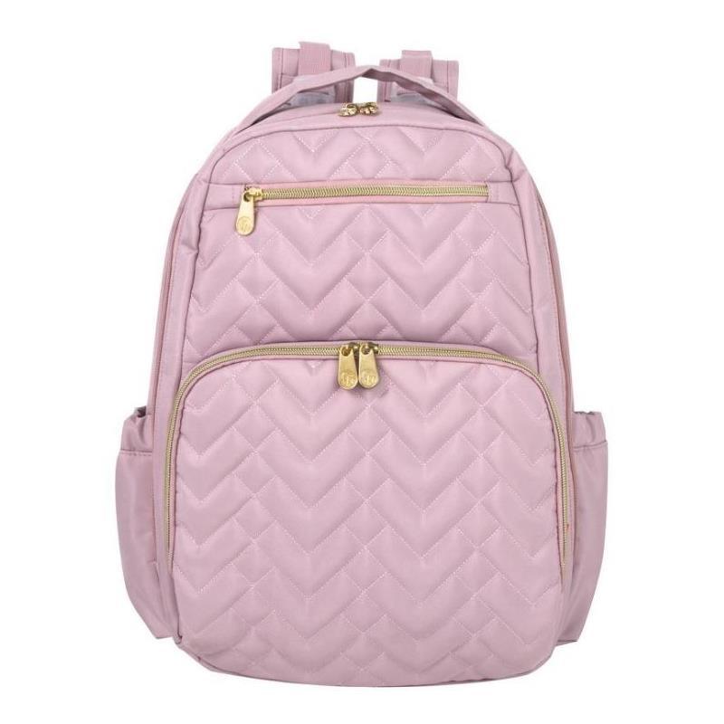 Fisher Price Diaper Bag Signature Morgan Backpack, Rose Pink Image 1