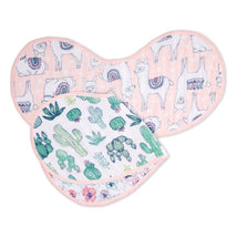 Aden + Anais 2-Pack Classic Burpy Bib, Trail Blooms Image 3