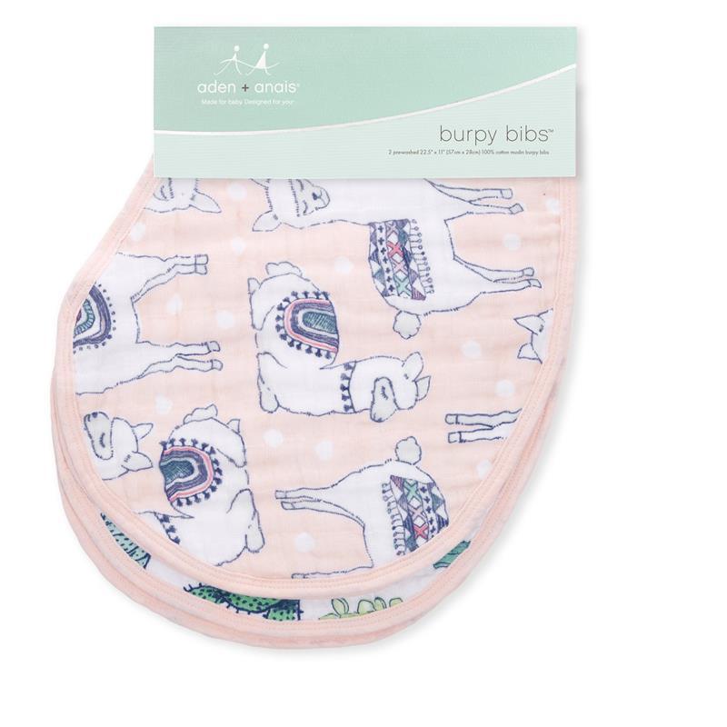 Aden + Anais 2-Pack Classic Burpy Bib, Trail Blooms Image 5
