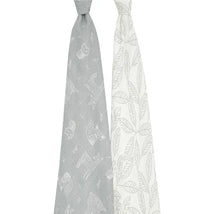 Aden + Anais - 2Pk Silky Soft Swaddles Woodsy Image 2