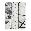 Aden + Anais 3 Pack Bamboo Swaddles, Midnigth.