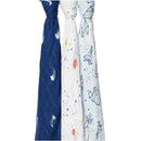 Aden + Anais - 3-Pack Swaddles - Silky Soft, Stargaze  Image 8