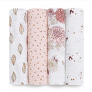 Aden + Anais 4-pack Dahlia Muslin Swaddle Blankets Image 1