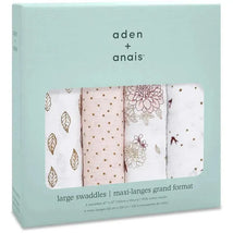 Aden + Anais 4-pack Dahlia Muslin Swaddle Blankets Image 2