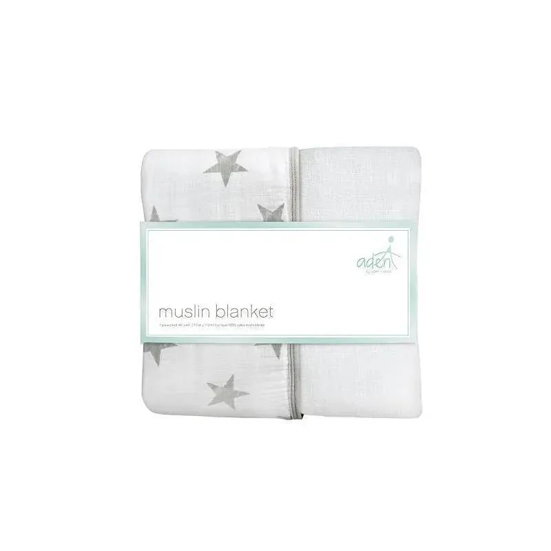 Aden + Anais Muslin Breathable Blanket, Dusty Stars Image 3