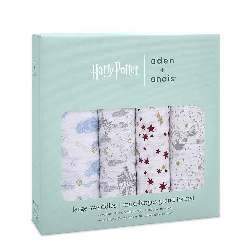 Aden + Anais - Swaddles Harry Potter 4 Pack Image 5