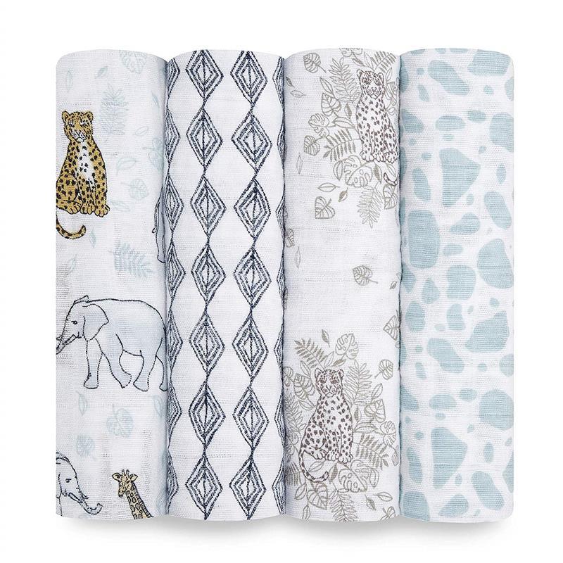 Aden + Anais - Swaddles Jungle 4 Pack Image 1