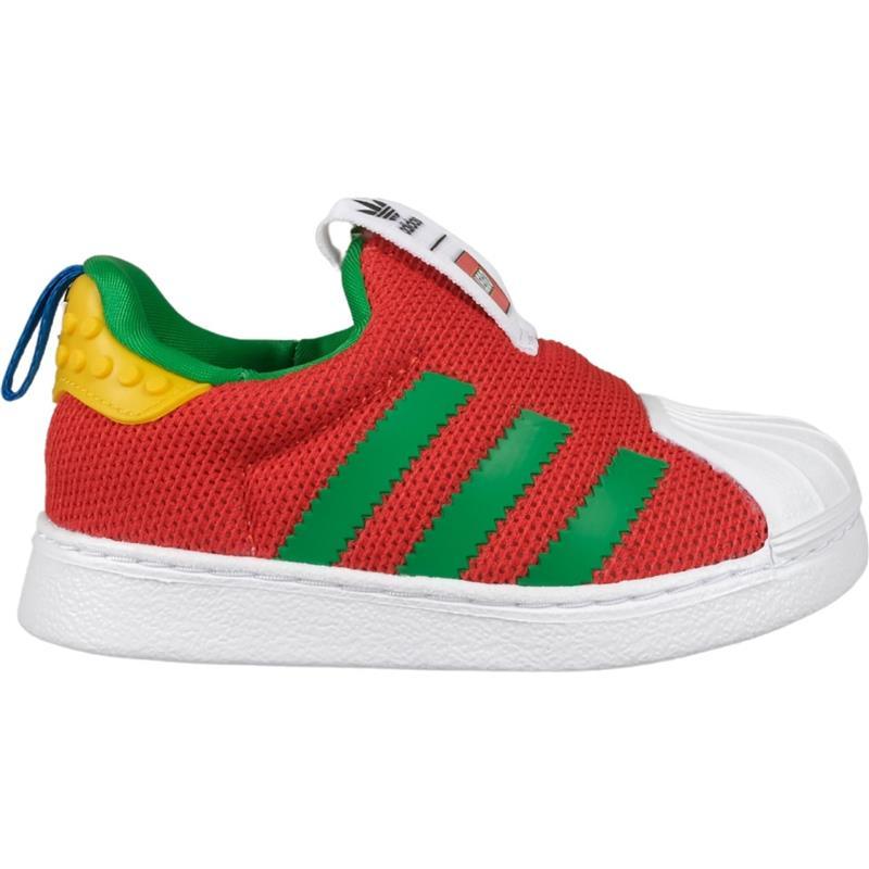 Adidas - Toddler Superstar 360 X Lego® Shoes, Red Image 1