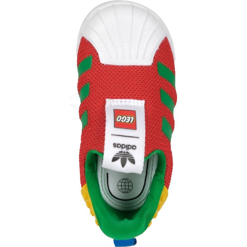 Adidas - Toddler Superstar 360 X Lego® Shoes, Red Image 3