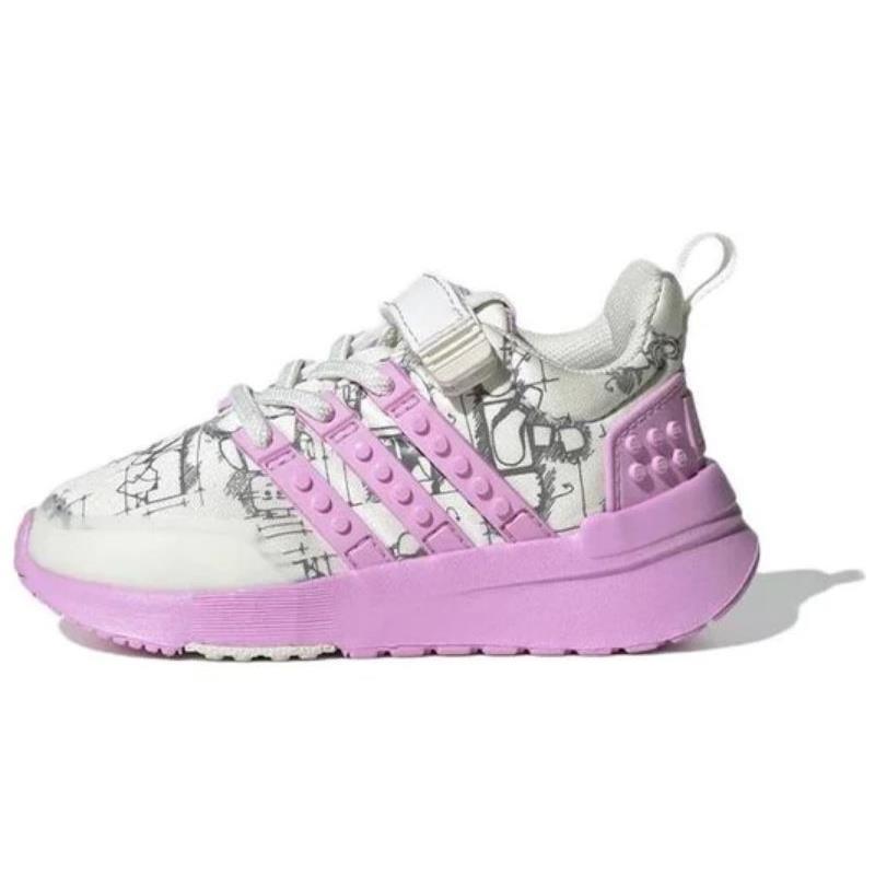 sin Asco femenino Adidas - Toddler X Lego® Racer Tr Shoes, Pink