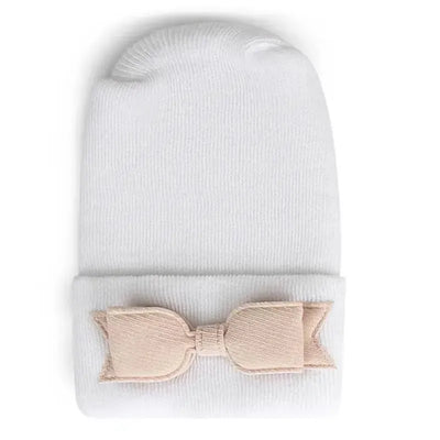 Adora Baby Gifts - Newborn Baby Hospital Hat, Petal Bow Image 1