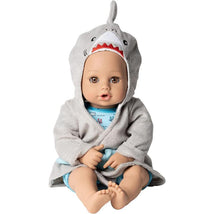 Adora - Bath Toy Baby Doll in Baby Shark Themed Bathrobe Image 1