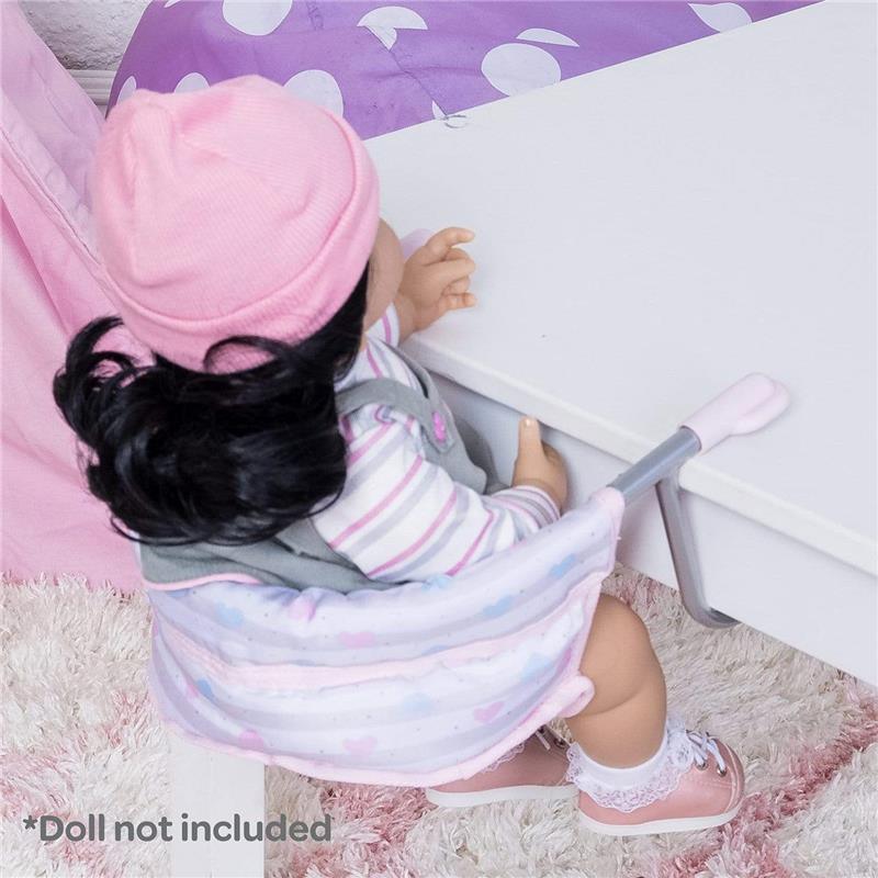 Adora - Classic Doll Feeding Seat, Pastel Pink Image 3