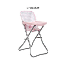 Adora High Chair Accessories Baby Pink for Baby Dolls Image 1