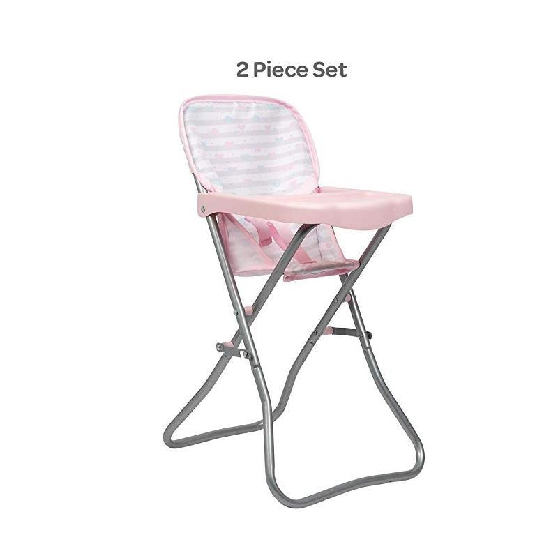 Adora High Chair Accessories Baby Pink for Baby Dolls Image 1