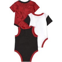 Jordan Baby - 3Pk Boys Bodysuits AJ, Red, Black and White Image 2