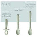 Ali + Oli - 3Pk Multi Stage Spoon Set For Baby, Pine Image 2