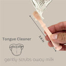 Ali + Oli - Baby Finger Toothbrush & Tongue Cleaner Oral Set, Ivory Image 6
