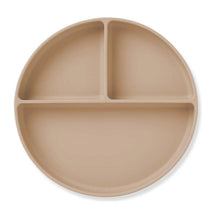 Ali + Oli - Baby Plate With Suction And Divided Portions, Oatmeal Image 1