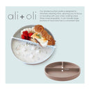 Ali + Oli - Baby Plate With Suction And Divided Portions, Oatmeal Image 4