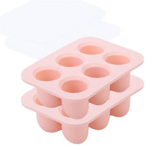 Ali+Oli - Breastmilk Freezer Trays BPA-Free Food-Grade Silicone, 2 Pack, Light Pink Image 1