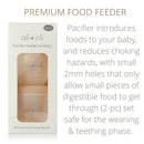 Ali + Oli - Food & Fruit Feeder Pacifier, 2 pc Image 2