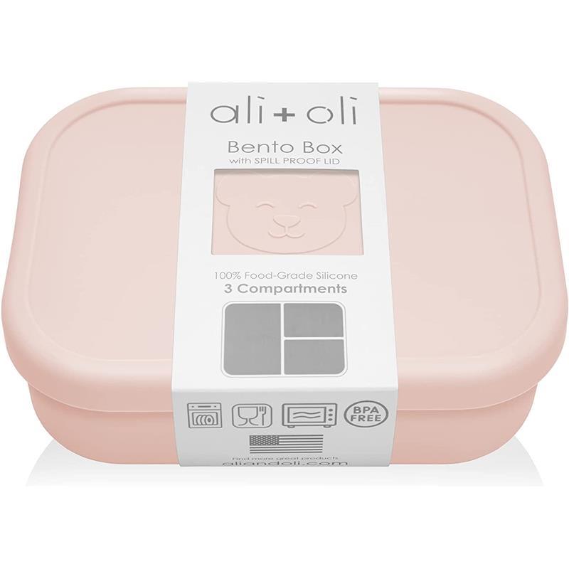 Ali + Oli - Leakproof Silicone Bento Box, Blush Image 1