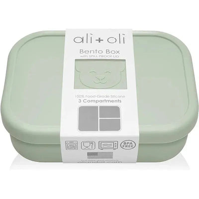 Ali + Oli - Leakproof Silicone Bento Box, Pine Image 1