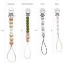 Ali + Oli Pacifier Clip (White Wood) Image 5