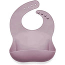 Ali + Oli Silicone Baby Bib (Soft Lilac) Image 1