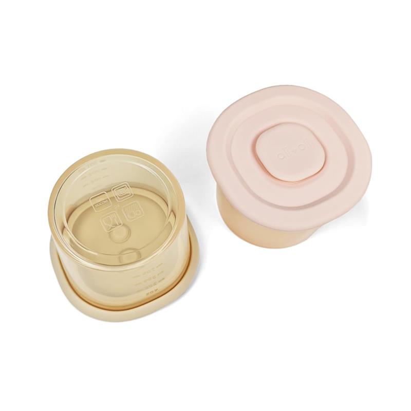 Ali + Oli - Silicone Food Containers 4Oz 2 Pk, Blush - Khaki Image 7