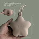 Ali + Oli - Silicone Pacifier Case Star 2Pk, Blush Sand Image 6