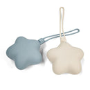 Ali + Oli - Silicone Pacifier Case Star 2Pk, Mist-Sand Image 2