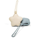 Ali + Oli - Silicone Pacifier Case Star 2Pk, Mist-Sand Image 5