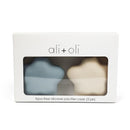 Ali + Oli - Silicone Pacifier Case Star 2Pk, Mist-Sand Image 6