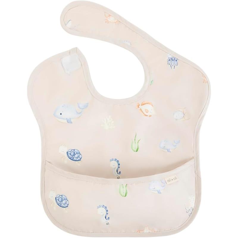 Ali + Oli - Sleeveless 3Pc Smock Bib, Animals Image 2