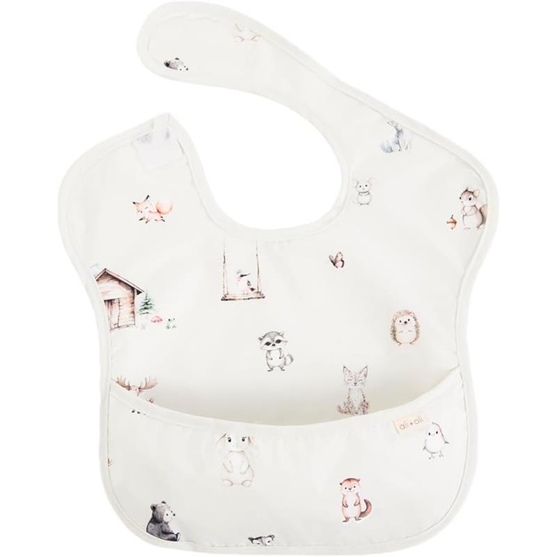 Ali + Oli - Sleeveless 3Pc Smock Bib, Animals Image 3