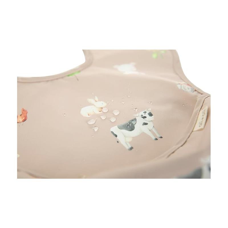 Ali + Oli - Sleeveless 3Pc Smock Bib, Animals Image 6