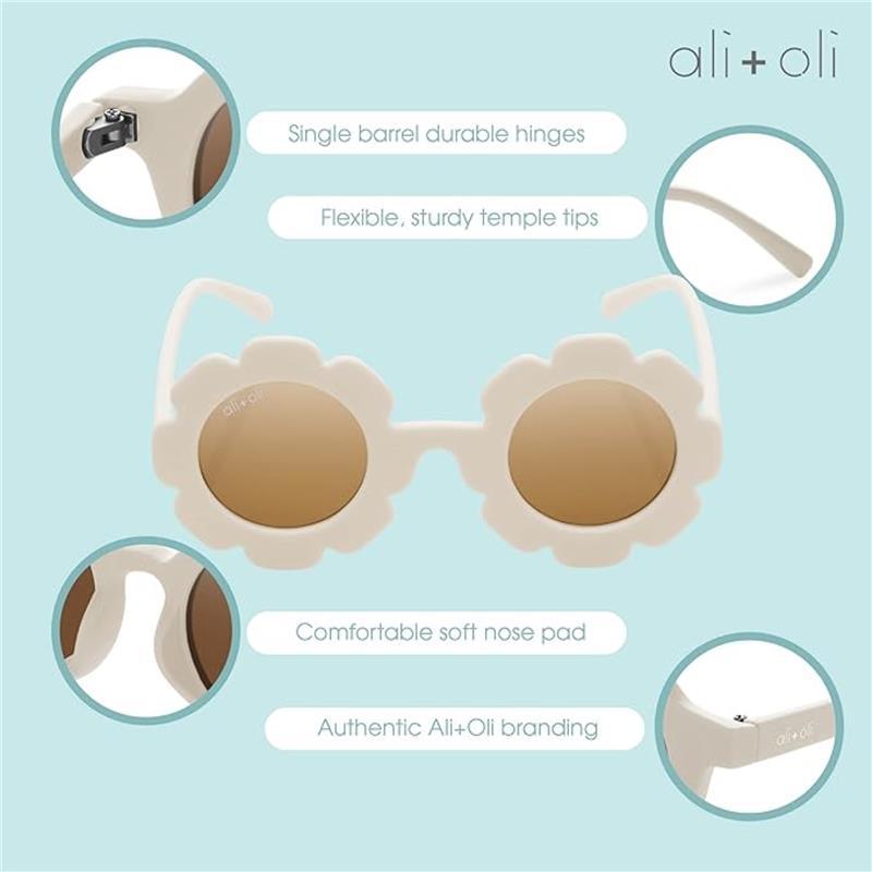 Ali+Oli - Sunglasses for Kids Flower, White Image 10